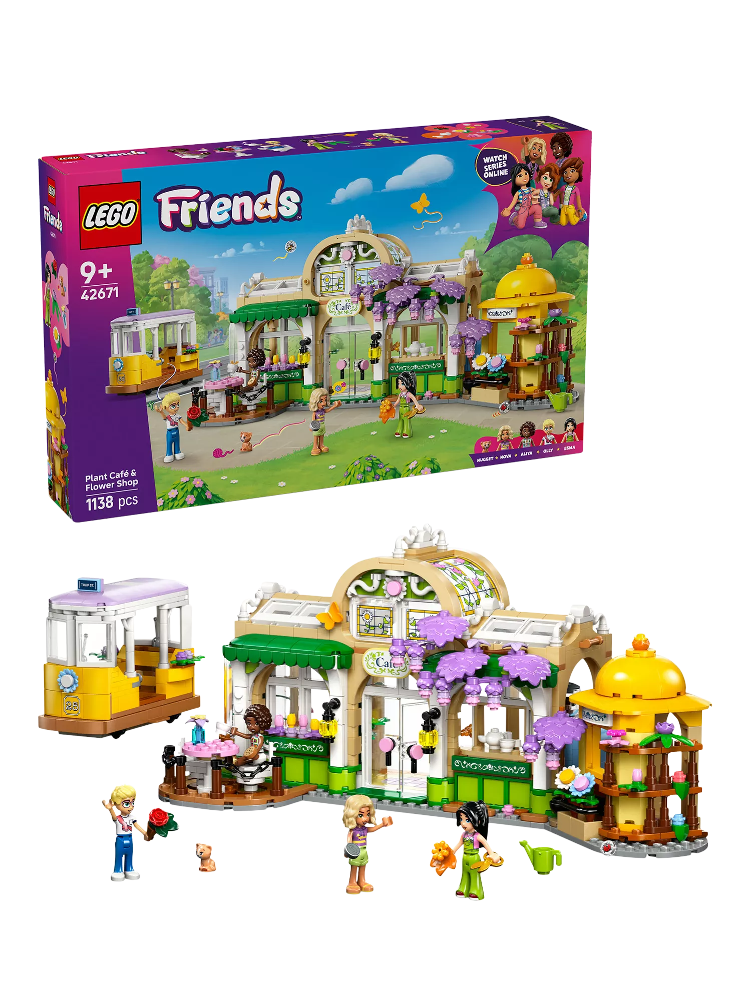 LEGO Friends Plant Cafe & Flower Shop 42671 building set - British product