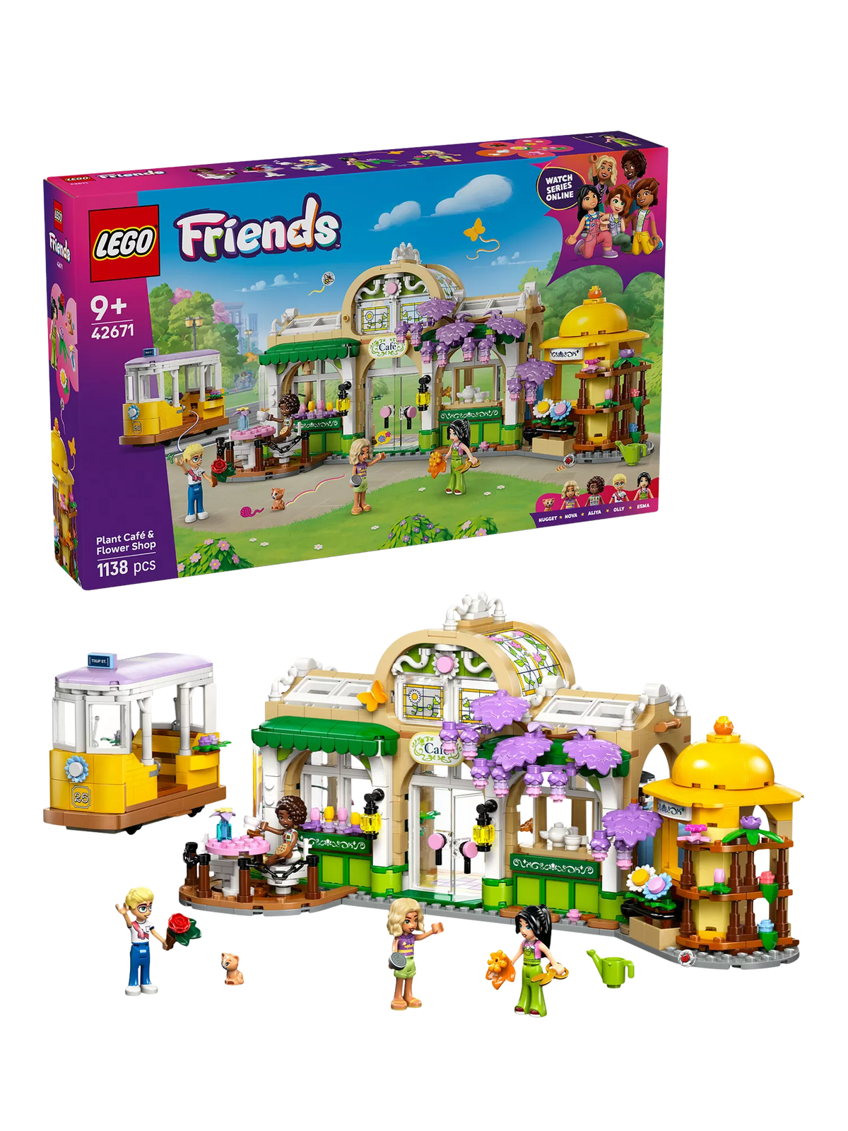 LEGO Friends Plant Cafe & Flower Shop 42671 building set - British product