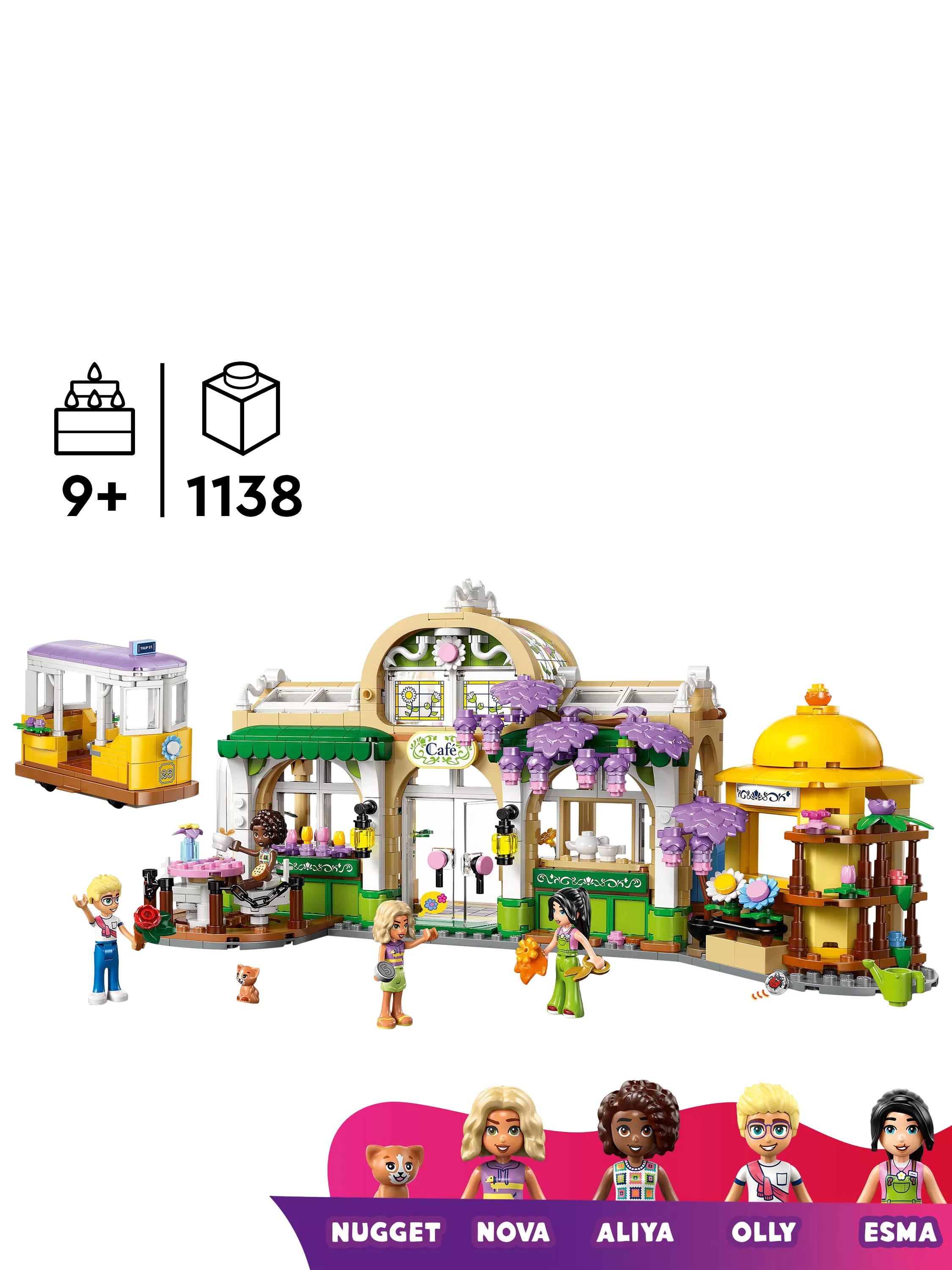 LEGO Friends Plant Cafe & Flower Shop 42671 building set - British product