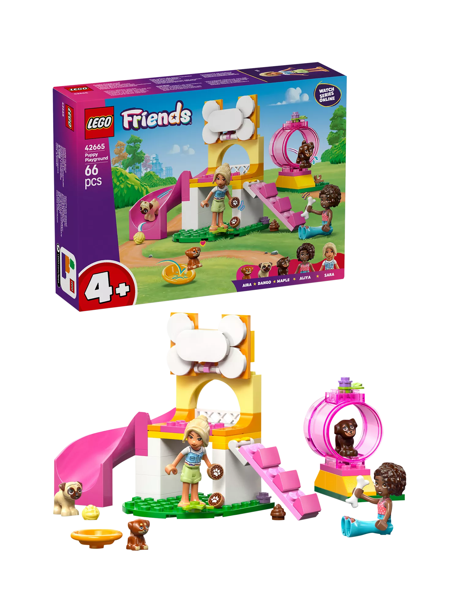 Lego Friends Puppy Playground building set for ages 4+, UK version