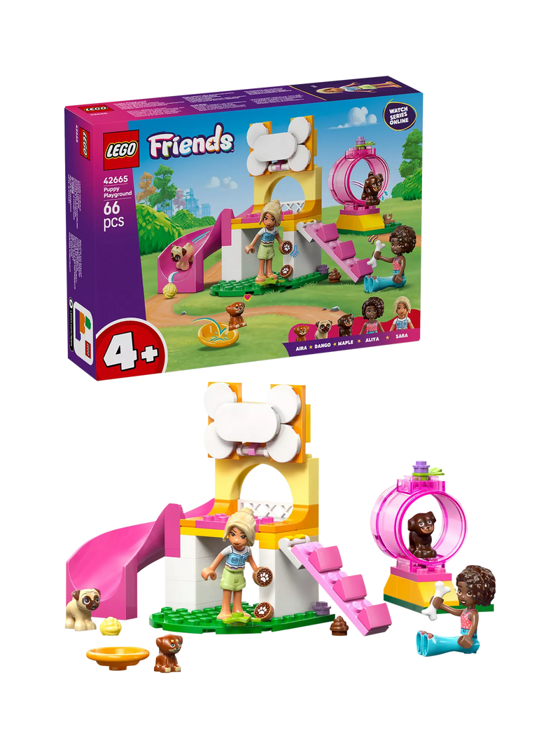 Lego Friends Puppy Playground building set for ages 4+, UK version