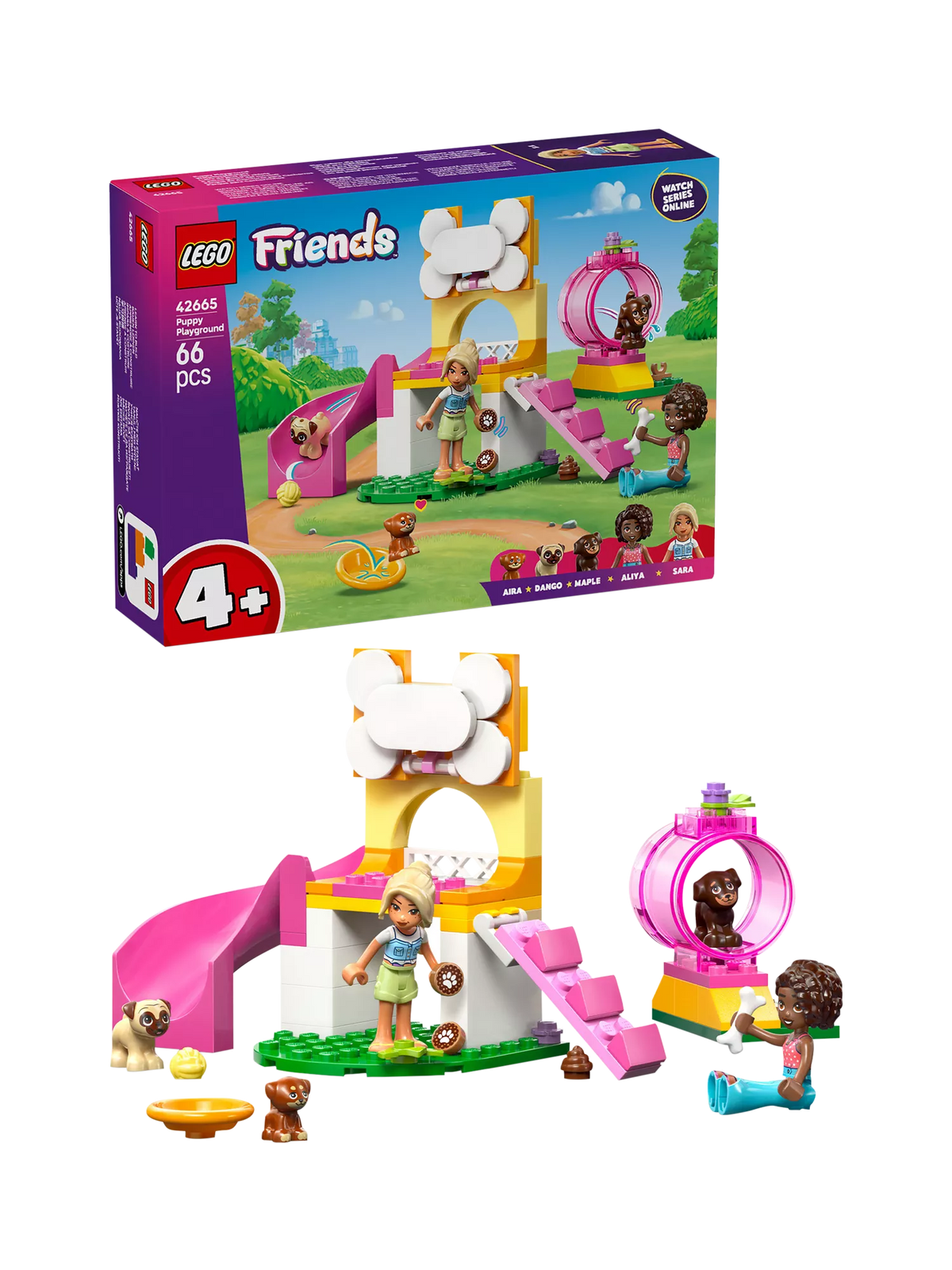 Lego Friends Puppy Playground building set for ages 4+, UK version