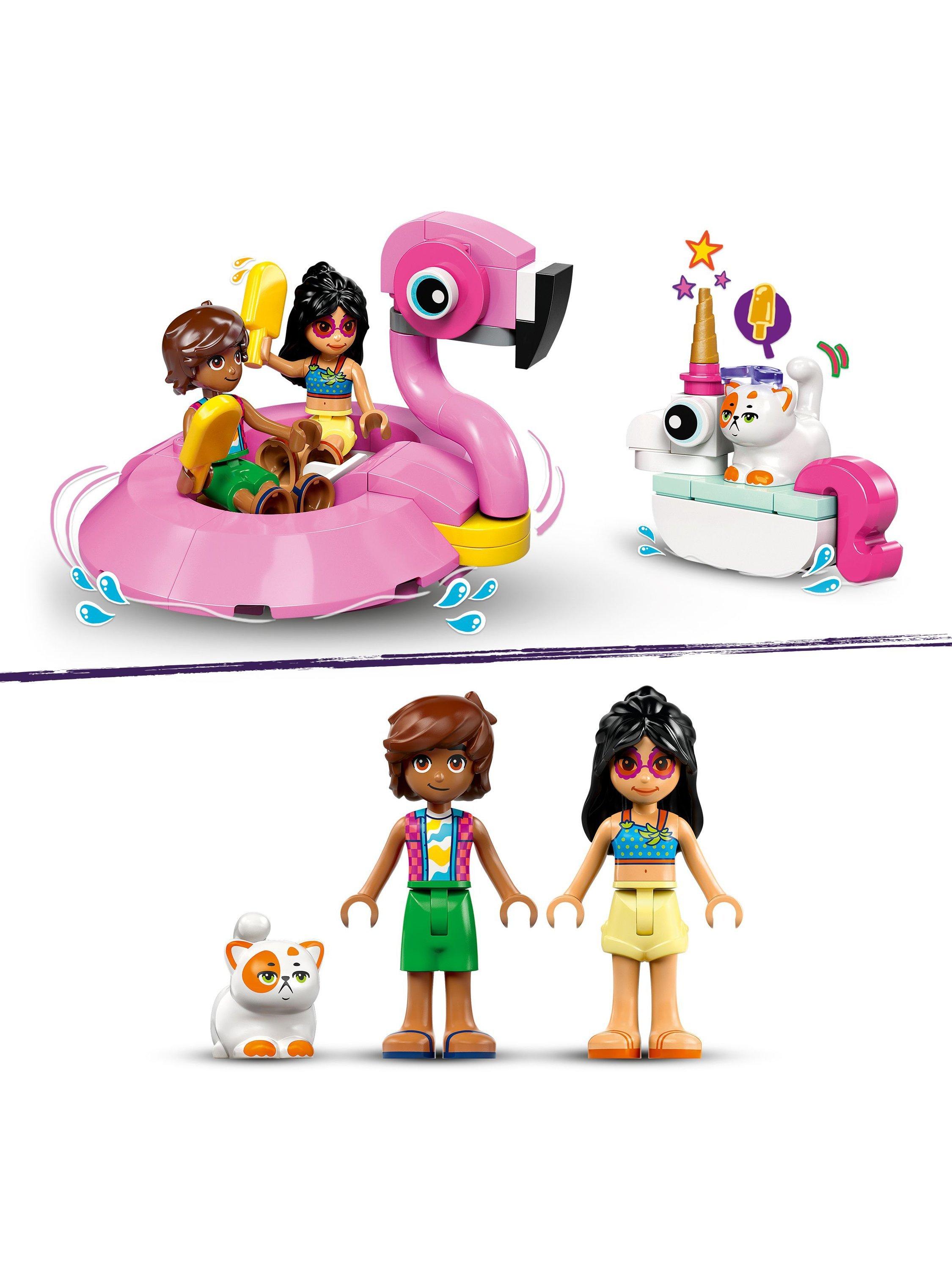LEGO Friends Unicorn & Flamingo Pool Party building set, UK version