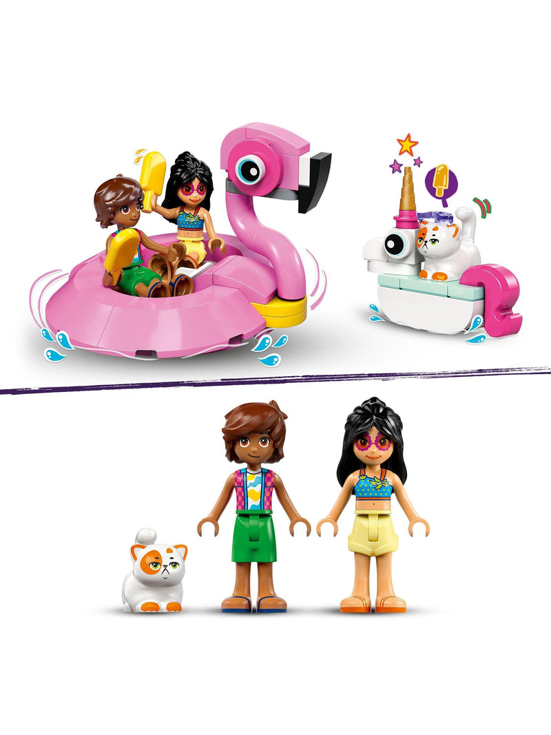 LEGO Friends Unicorn & Flamingo Pool Party building set, UK version