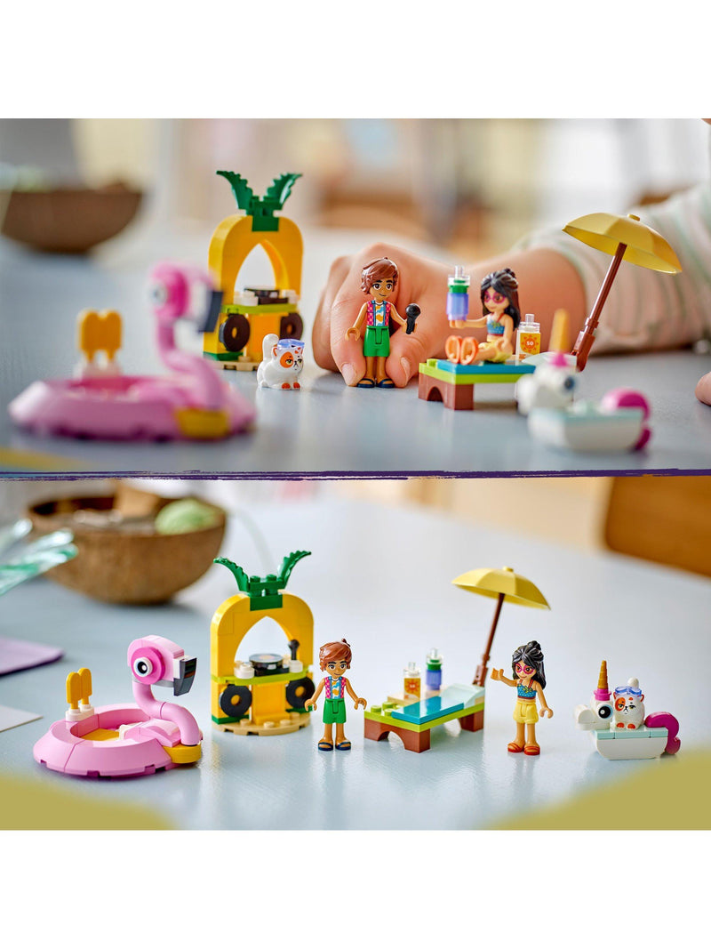 LEGO Friends Unicorn & Flamingo Pool Party building set, UK version