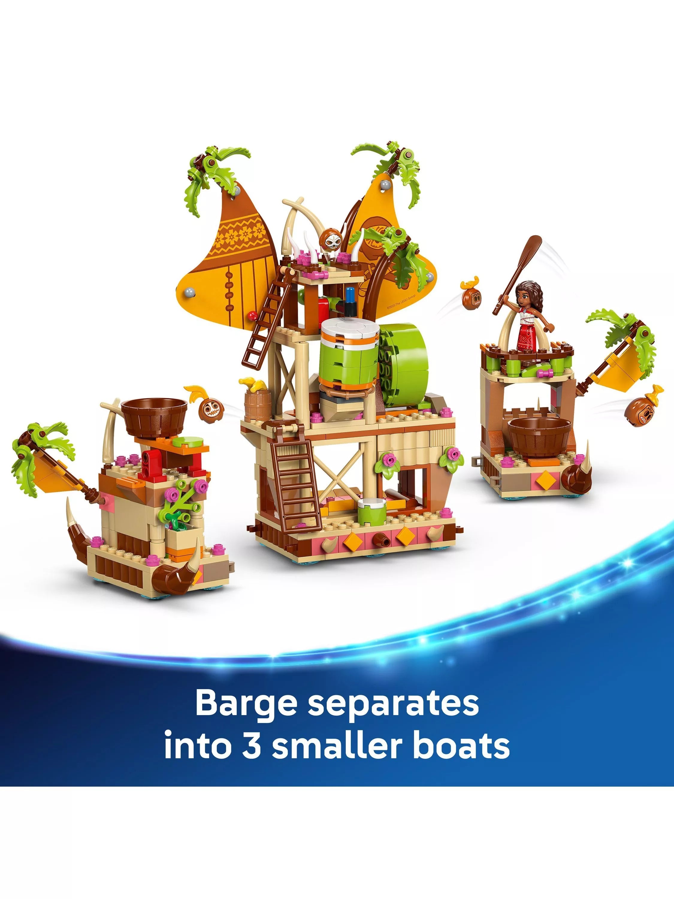 LEGO Disney Moana 2 Kakamora Barge construction set, UK version