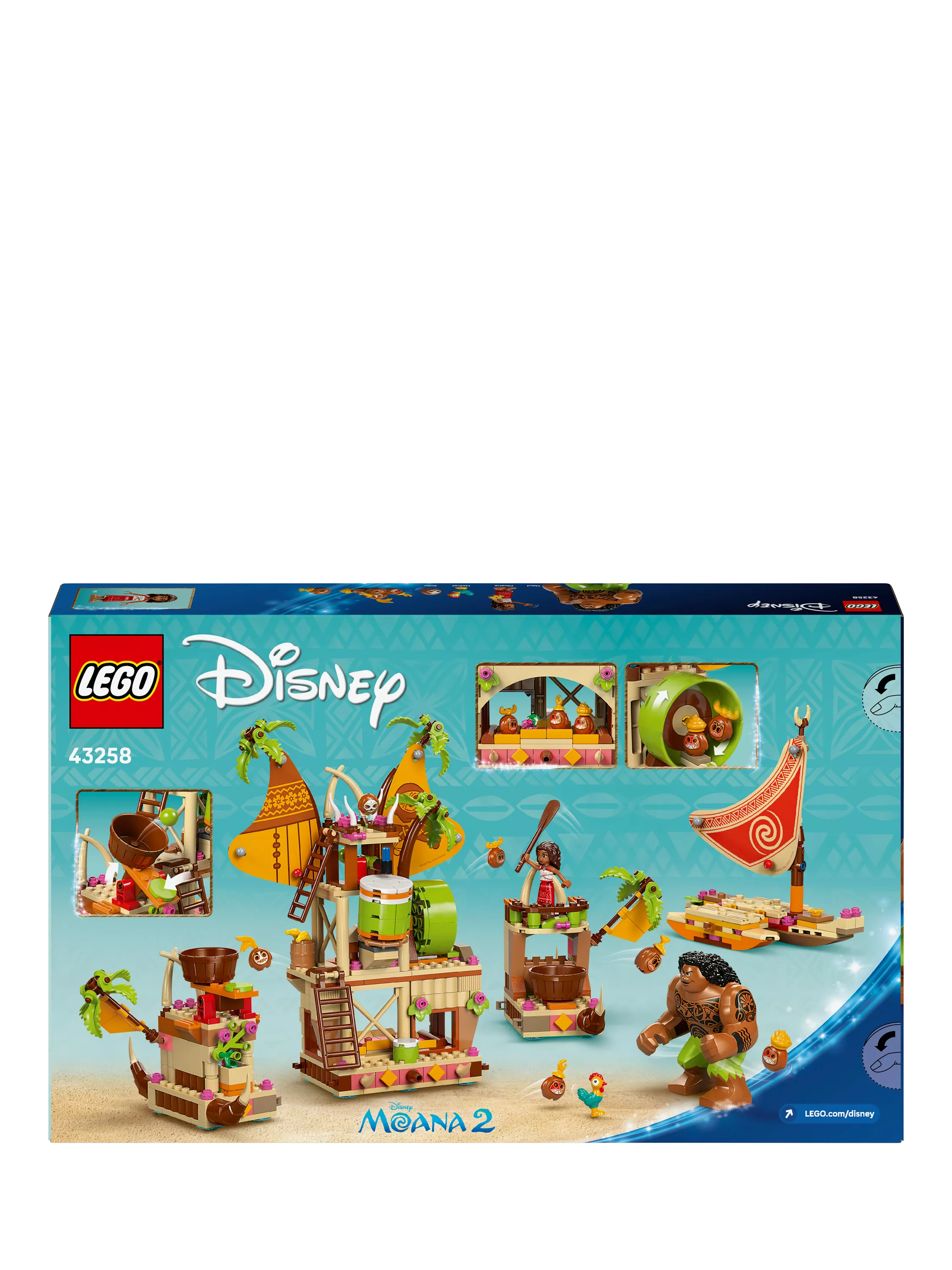 LEGO Disney Moana 2 Kakamora Barge construction set, UK version