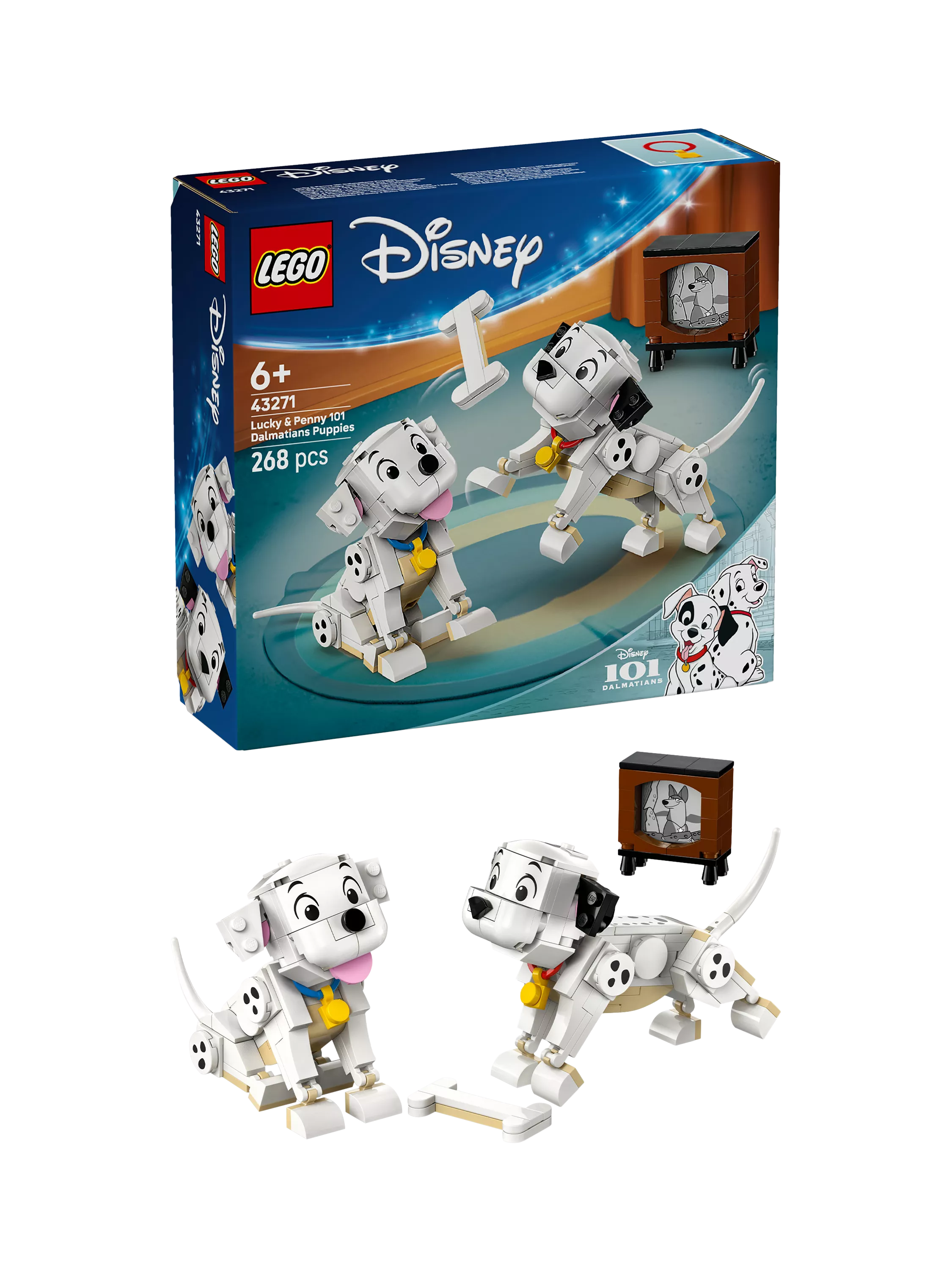 LEGO Disney 101 Dalmatians puppies building set (British brand)