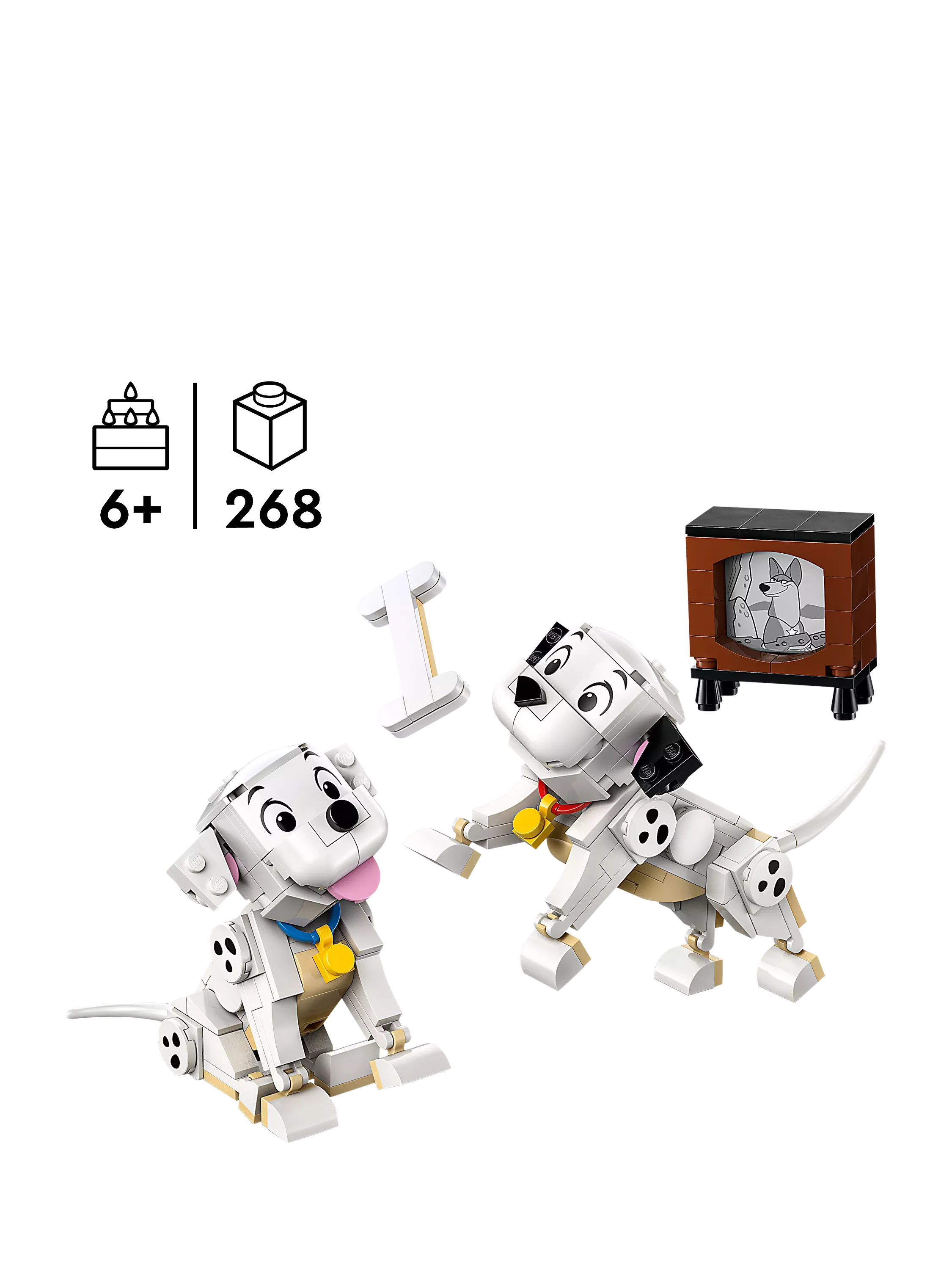 LEGO Disney 101 Dalmatians puppies building set (British brand)