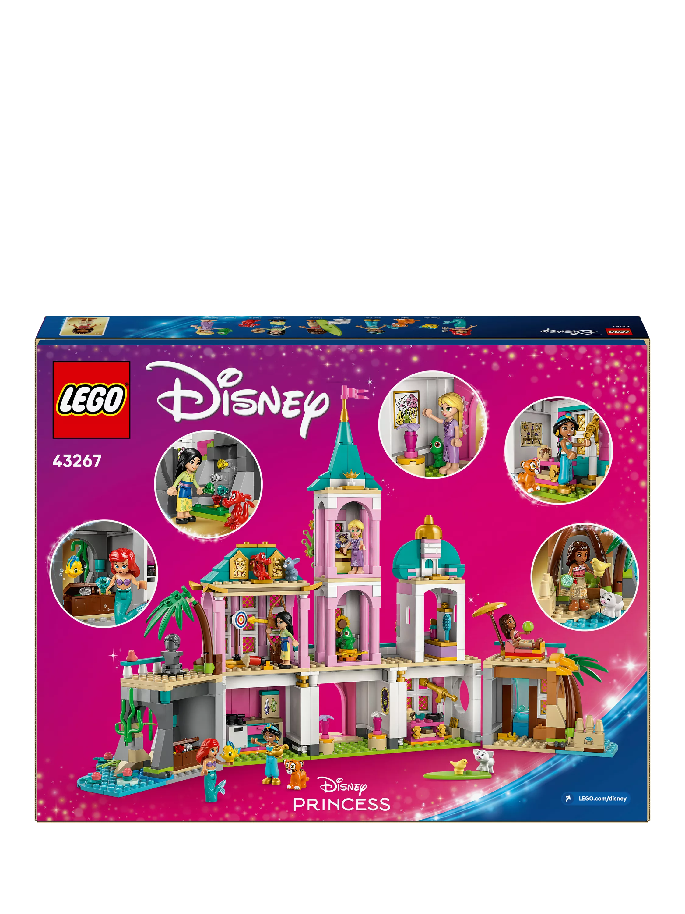LEGO Disney Princess Castle & Royal Pets building toy set, UK version
