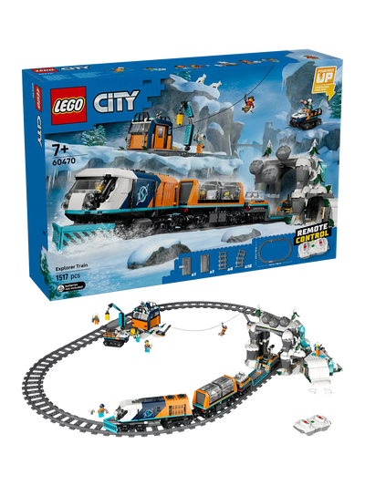 LEGO City Explorers Arktisk Polar Express Tog Byggesett
