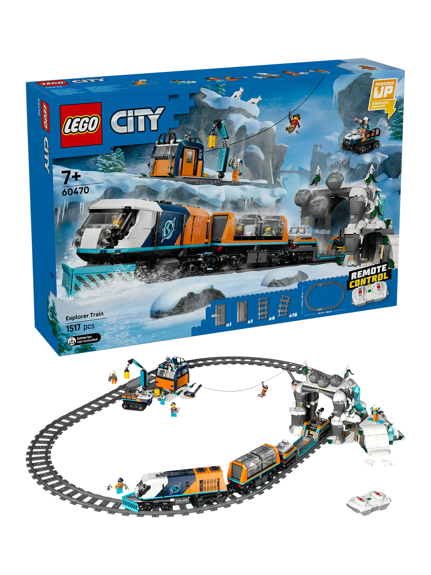 LEGO Arctic Polar Express train set, UK version