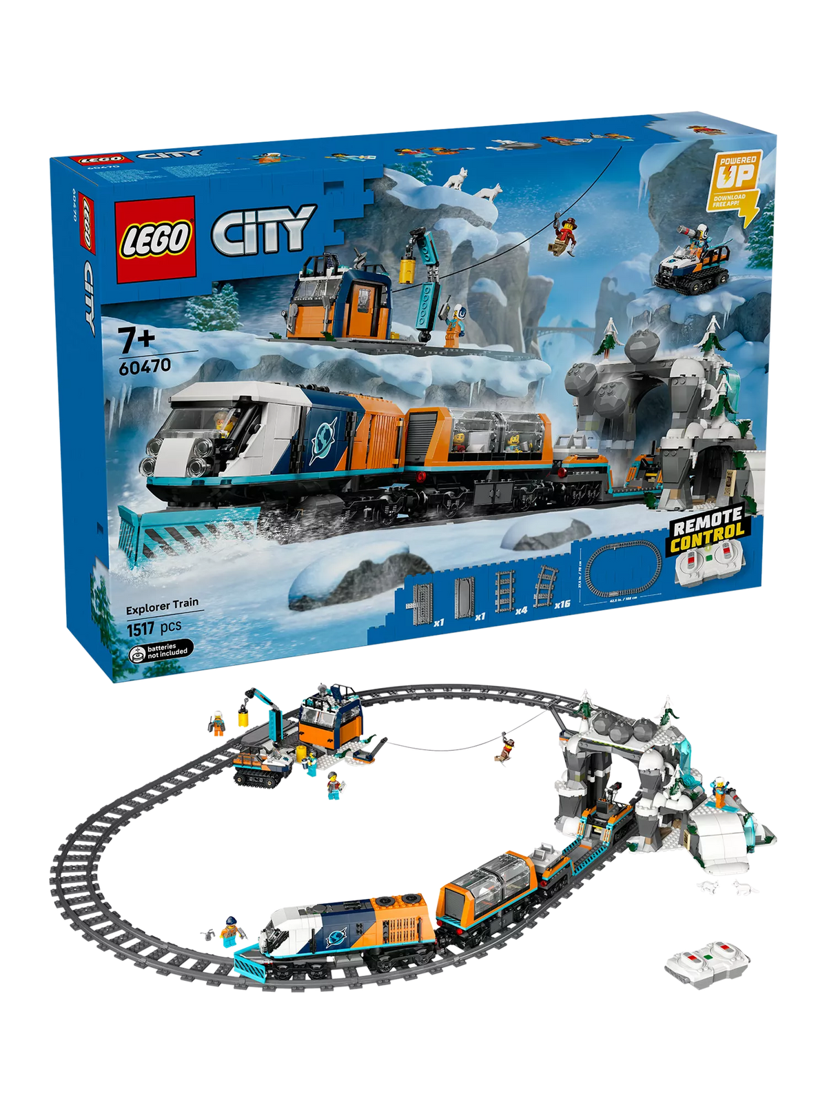 LEGO Arctic Polar Express train set, UK version