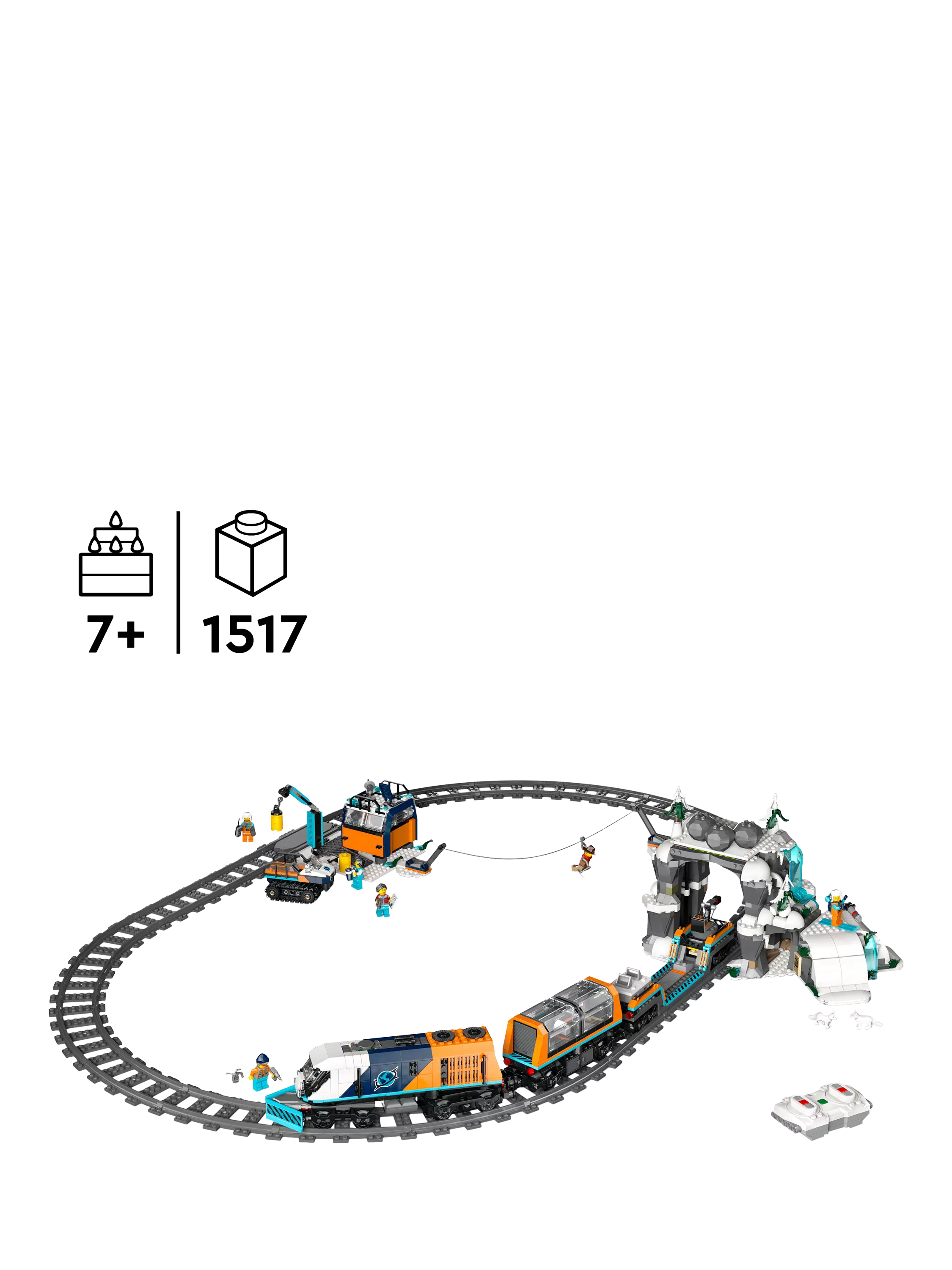 LEGO Arctic Polar Express train set, UK version