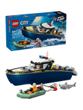 LEGO City Police Boat Chase building toy set, UK version