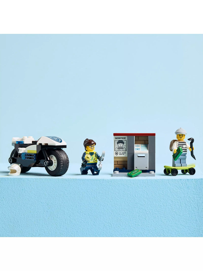 LEGO City Police Motorcycle Chase toy set, UK version