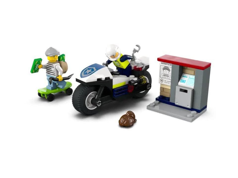 LEGO City Police Motorcycle Chase toy set, UK version