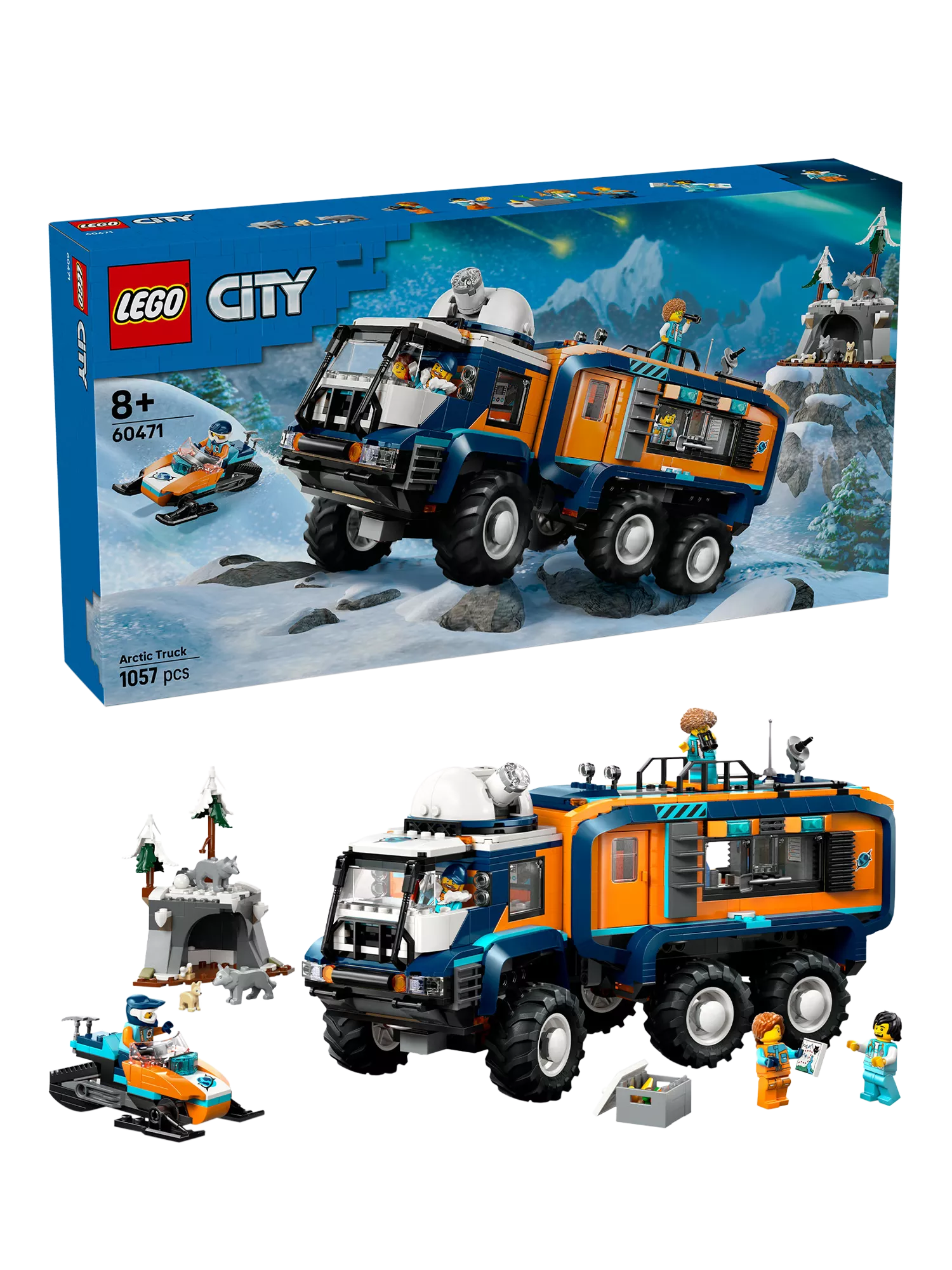 Lego Arctic Explorer Science Lab Truck toy building set, UK version