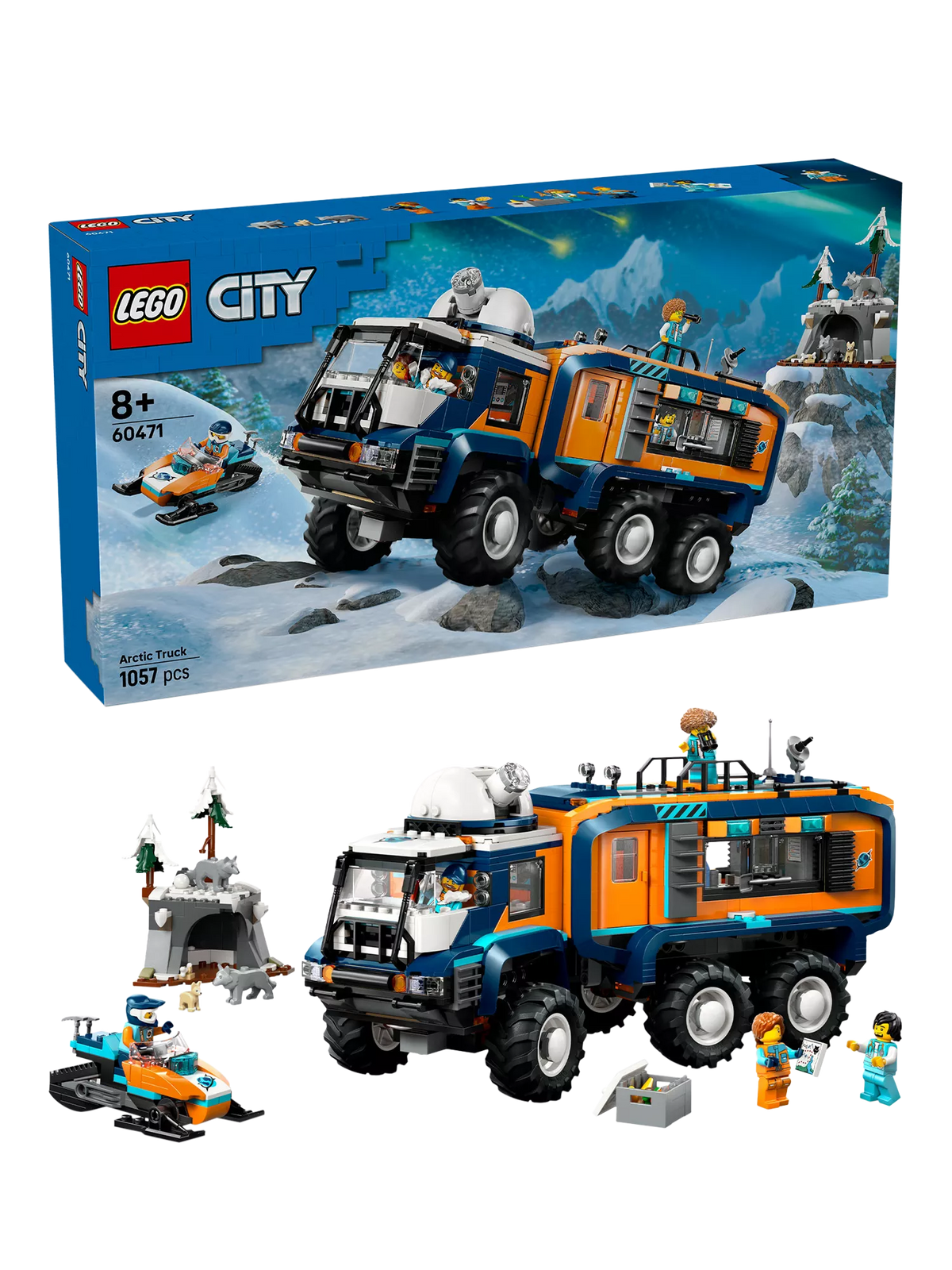 Lego Arctic Explorer Science Lab Truck toy building set, UK version
