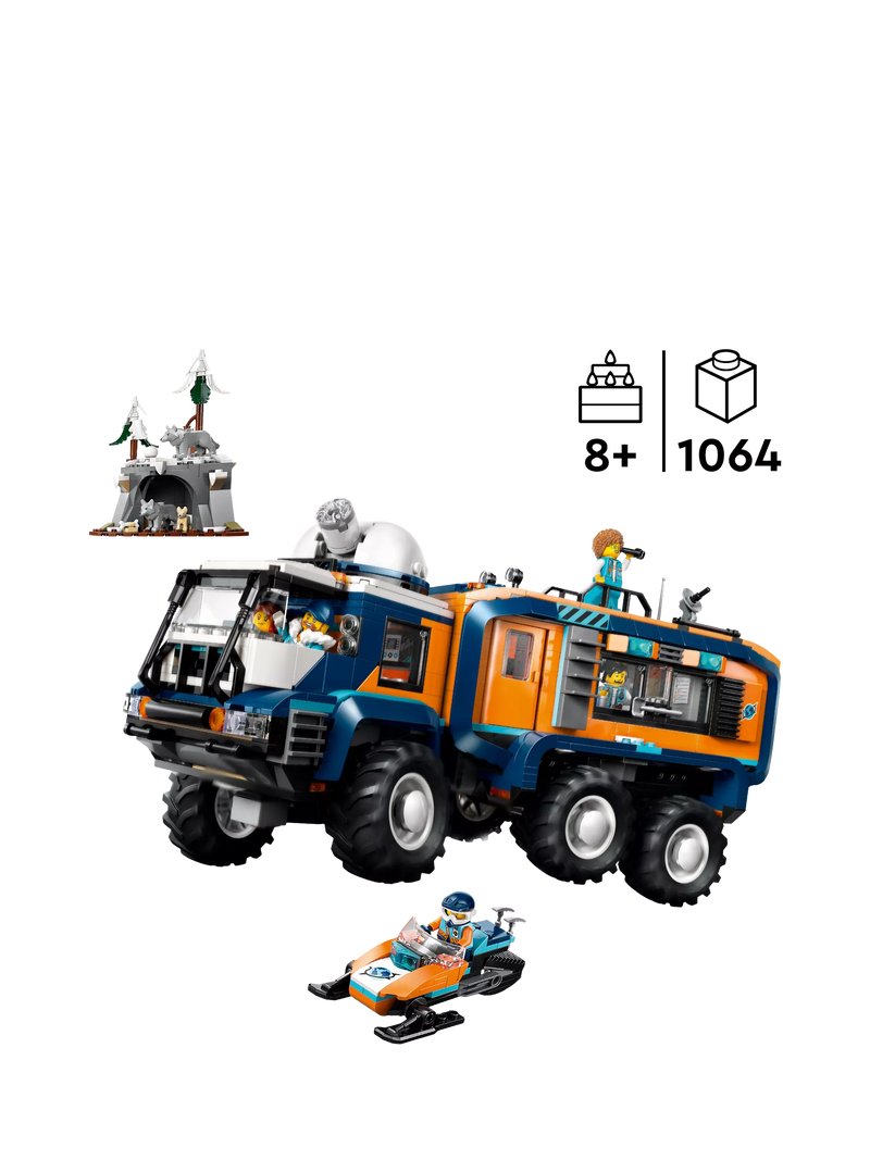 Lego Arctic Explorer Science Lab Truck toy building set, UK version