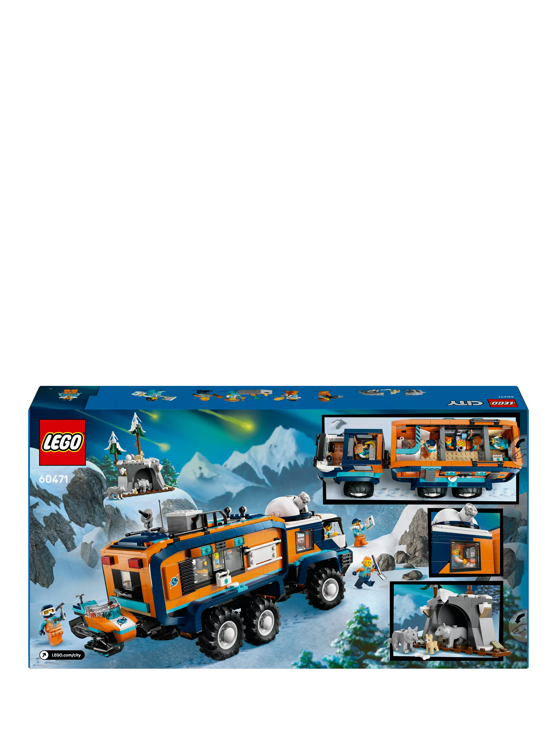 Lego Arctic Explorer Science Lab Truck toy building set, UK version