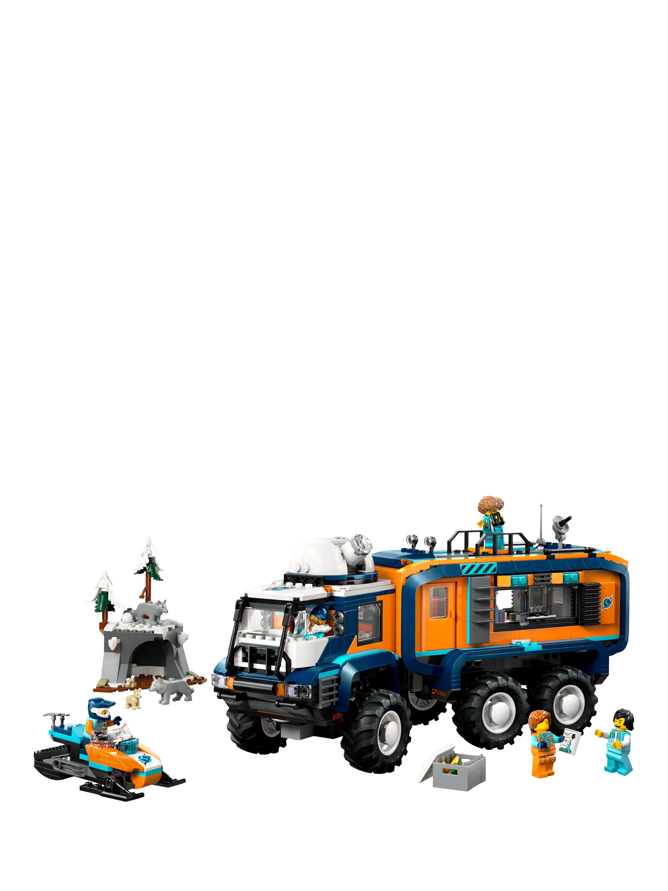 Lego Arctic Explorer Science Lab Truck toy building set, UK version