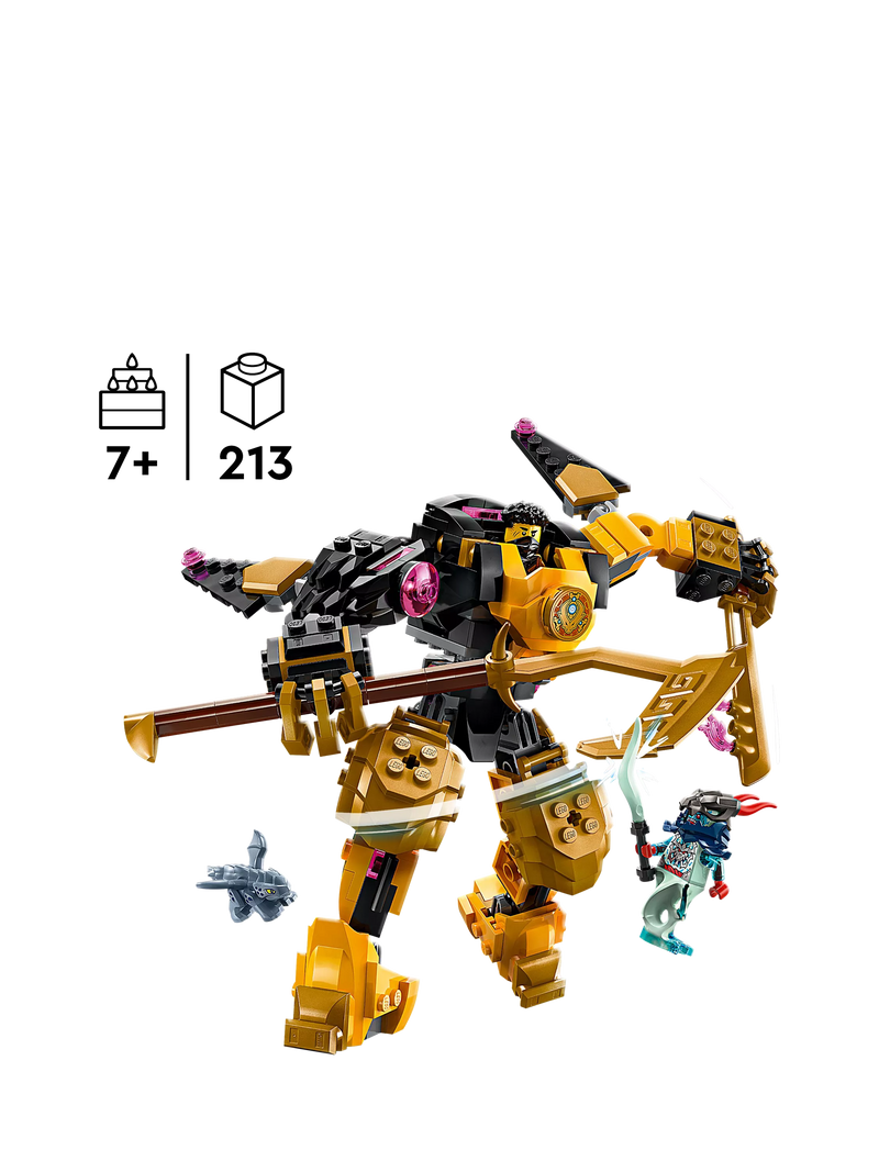 LEGO NINJAGO Arin's Spinjitzu Battle Mech 213-piece construction toy, UK version