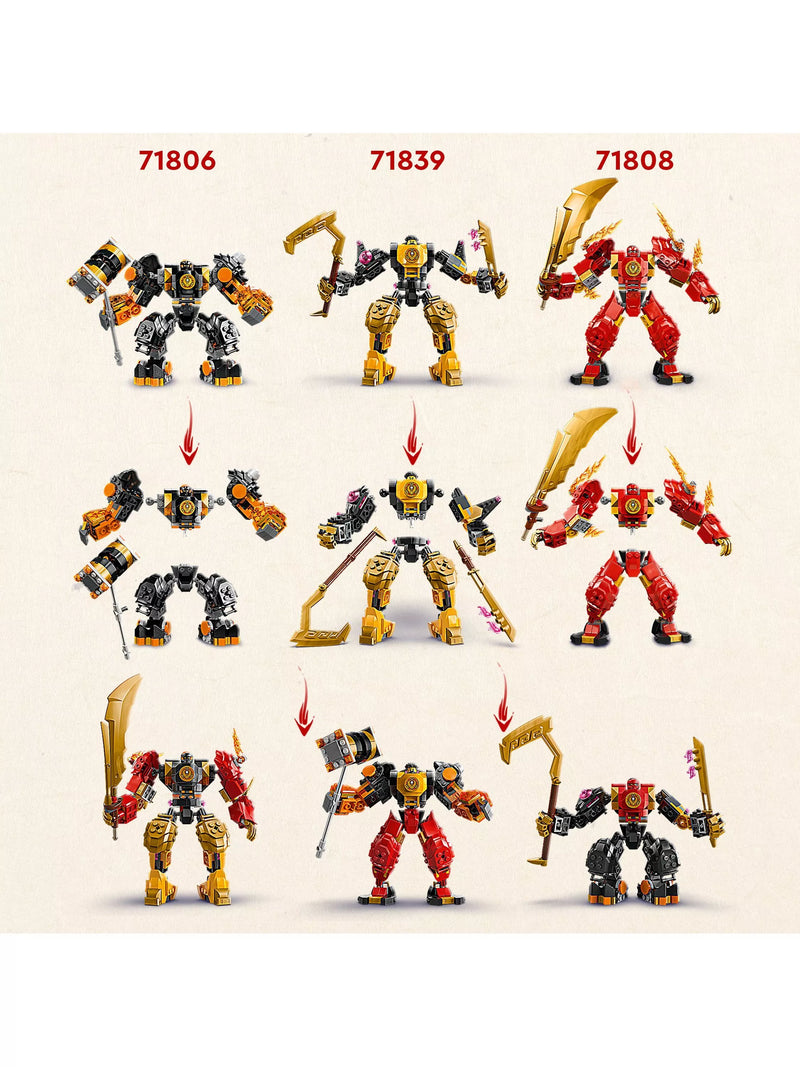 LEGO NINJAGO Arin's Spinjitzu Battle Mech 213-piece construction toy, UK version