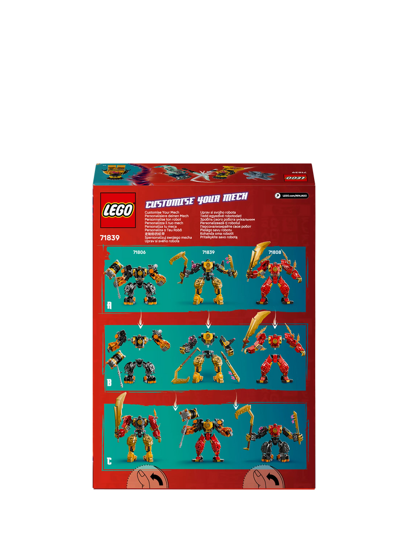 LEGO NINJAGO Arin's Spinjitzu Battle Mech 213-piece construction toy, UK version