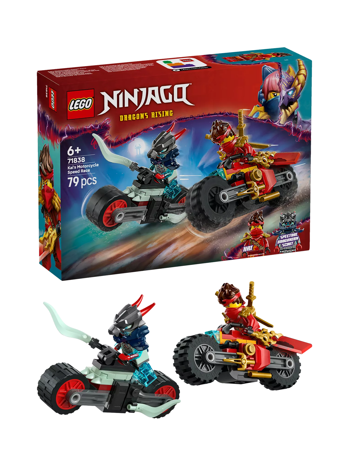 LEGO NINJAGO Kai's Motorcycle Speed Race, 71838
