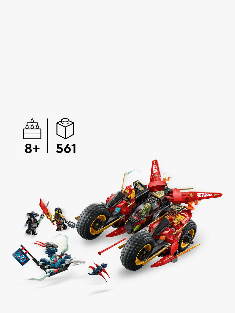 LEGO NINJAGO Ninja Combat Vehicle building set 561 pieces, UK version