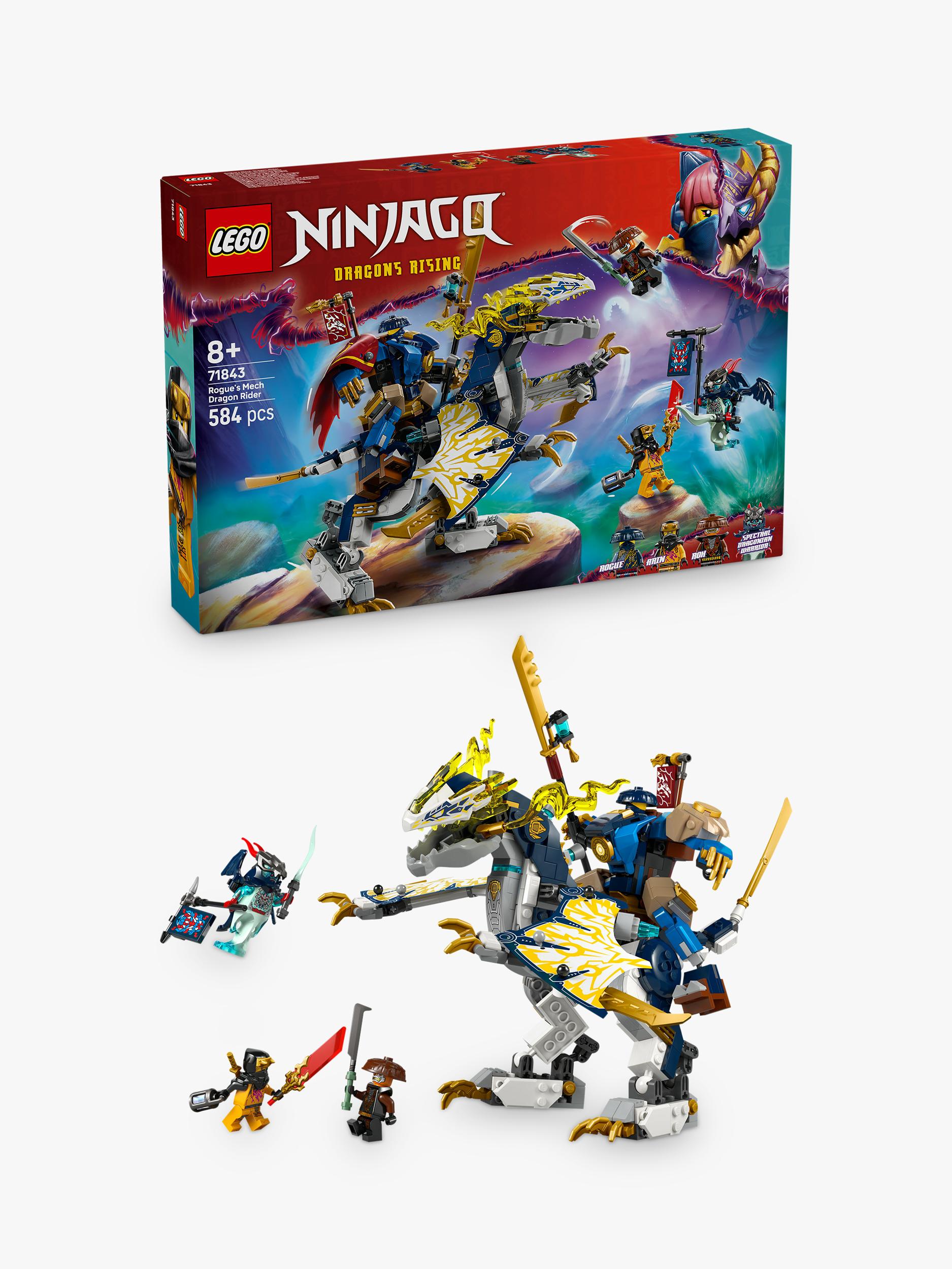 LEGO NINJAGO Rogue's Mech Dragon Rider building set, UK version