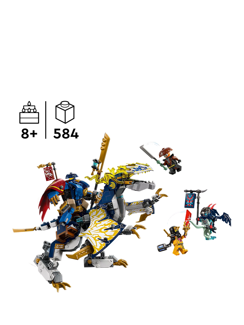 LEGO NINJAGO Rogue's Mech Dragon Rider building set, UK version