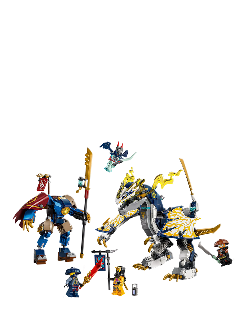 LEGO NINJAGO Rogue's Mech Dragon Rider building set, UK version