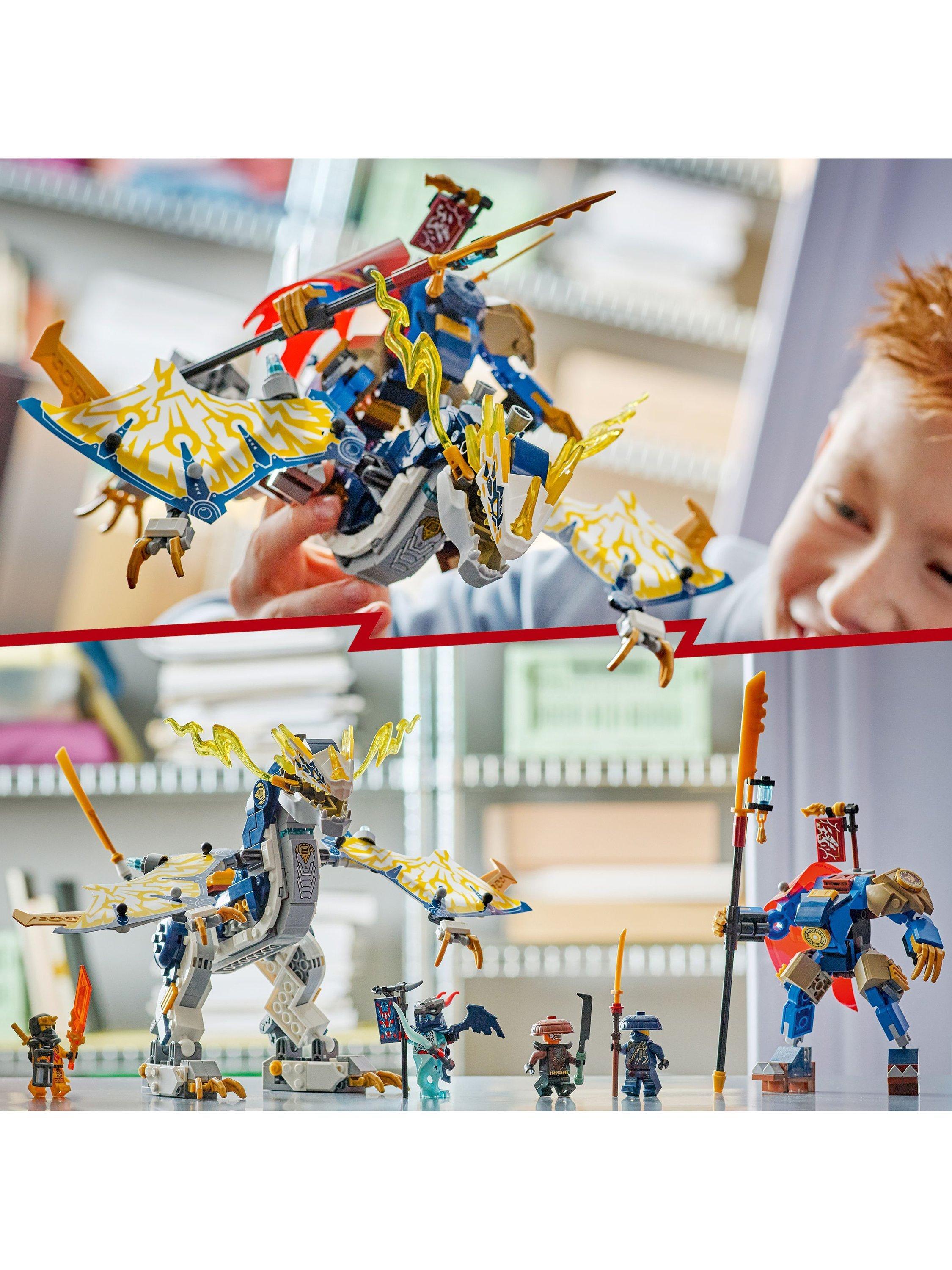 LEGO NINJAGO Rogue's Mech Dragon Rider building set, UK version