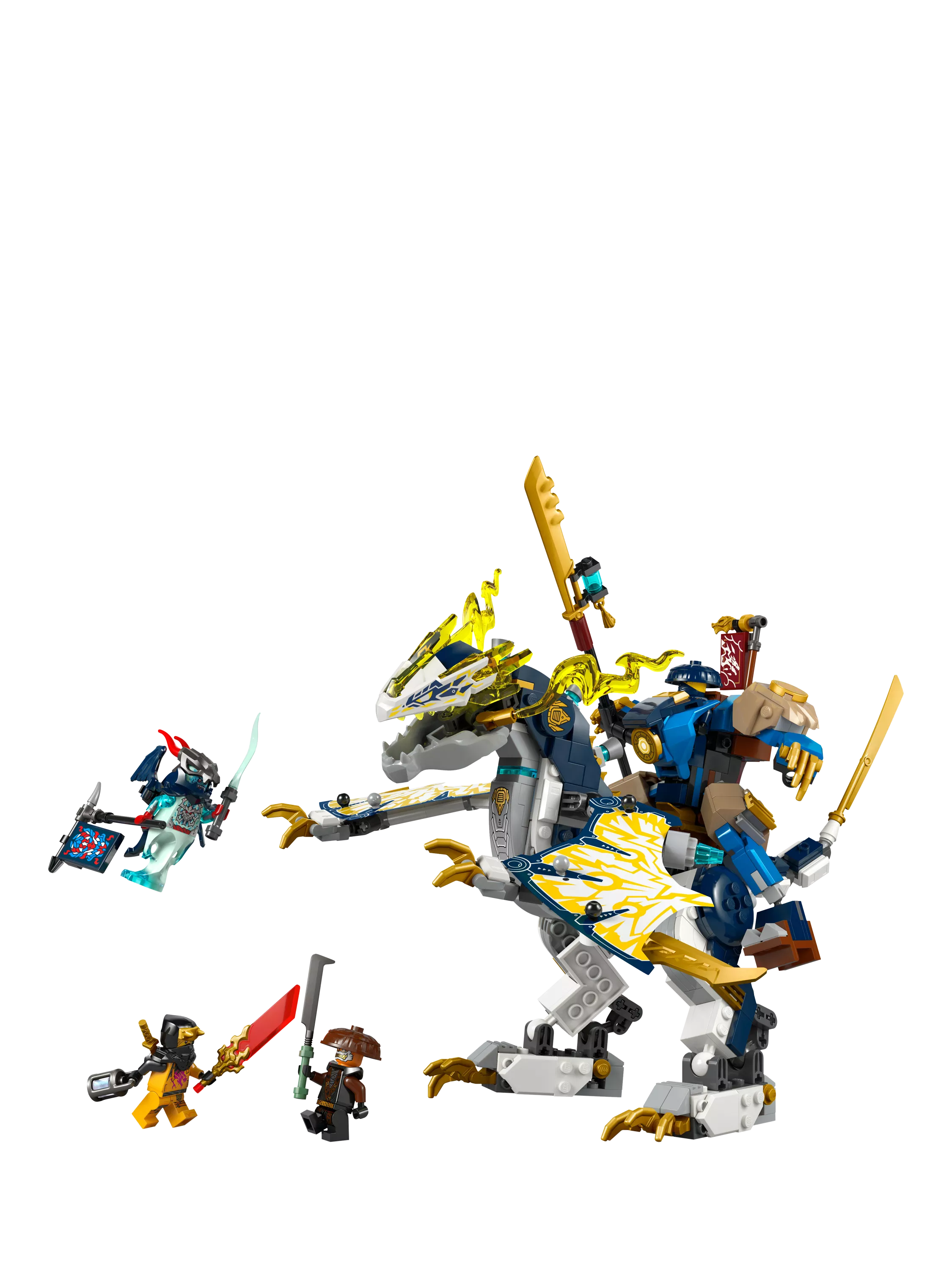LEGO NINJAGO Rogue's Mech Dragon Rider building set, UK version