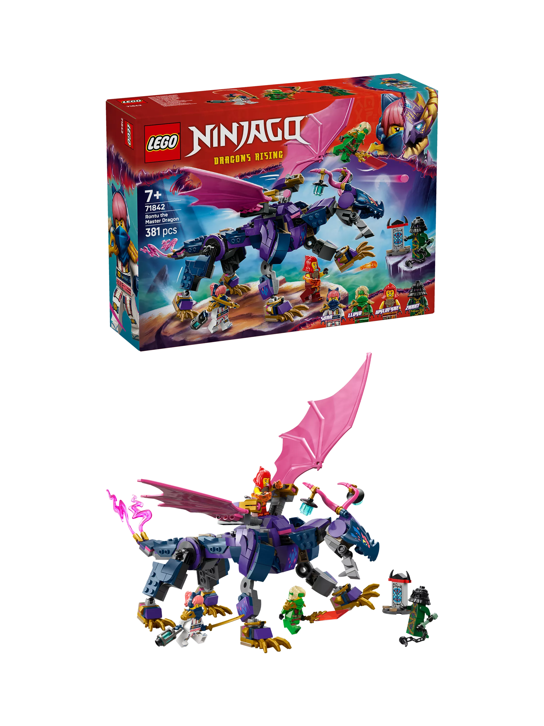 LEGO NINJAGO Rontu the Master Dragon building set, UK version