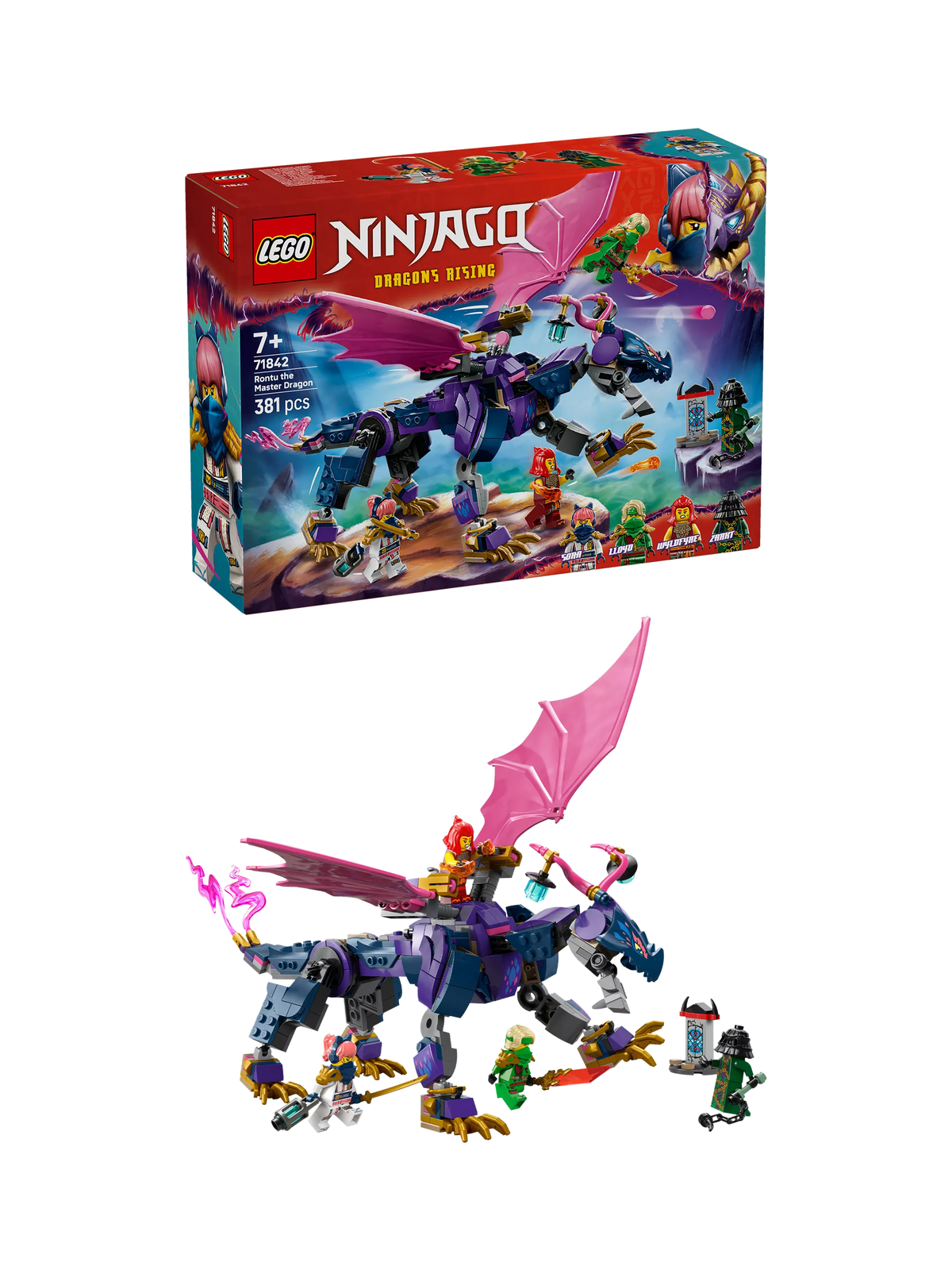 LEGO NINJAGO Rontu the Master Dragon building set, UK version