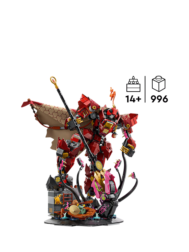 Lego Ninjago The Fire Knight Mech building set, UK version