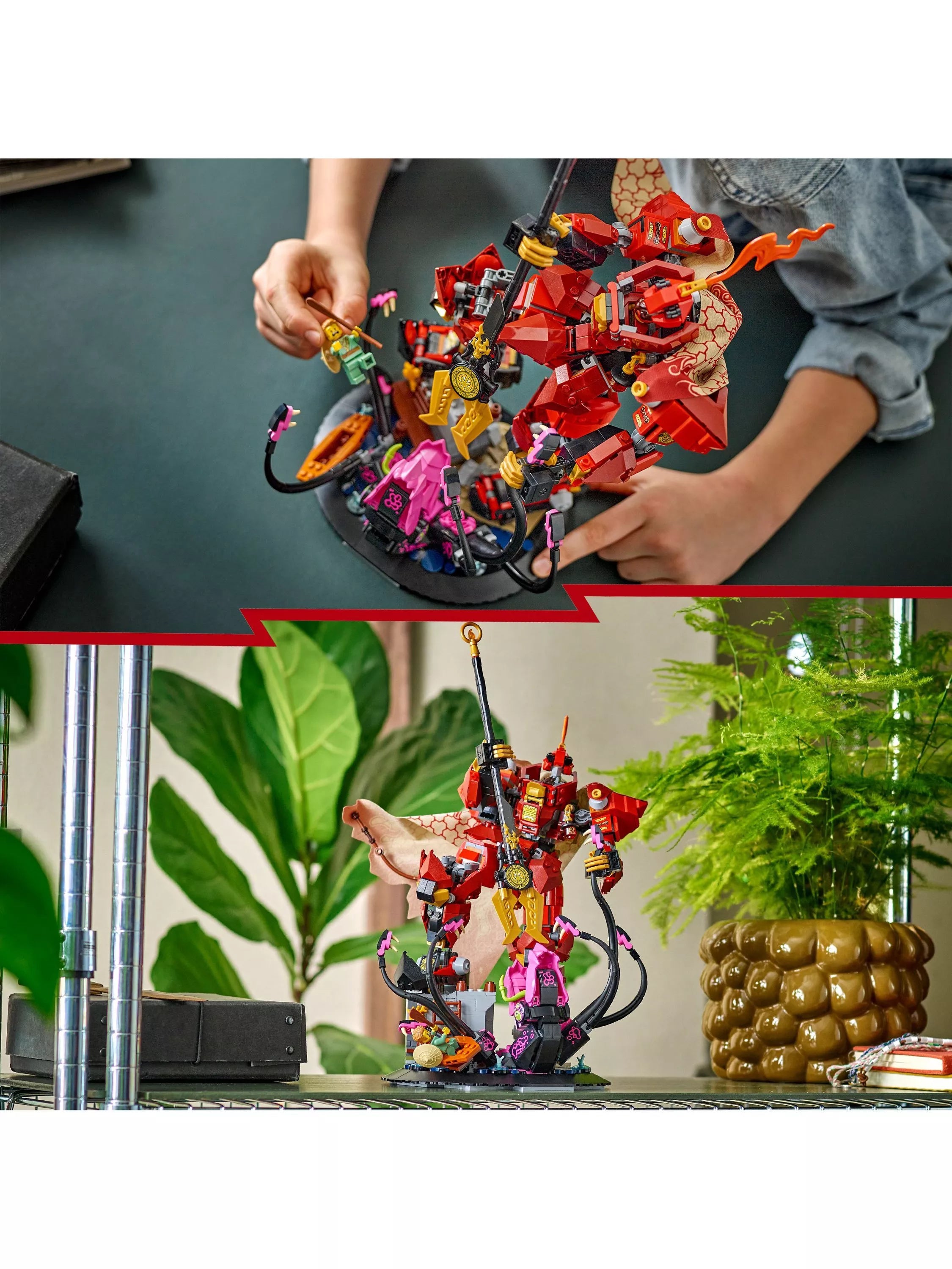 Lego Ninjago The Fire Knight Mech building set, UK version
