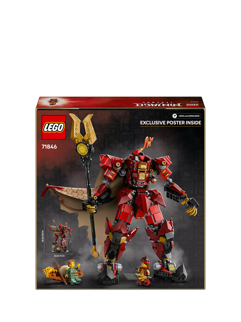Lego Ninjago The Fire Knight Mech building set, UK version