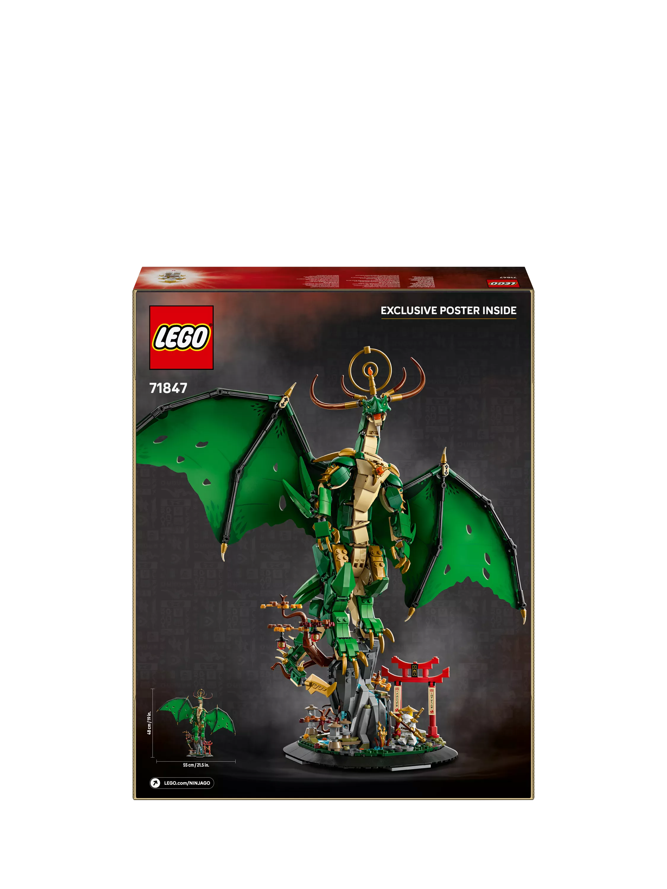 LEGO NINJAGO The Guardian Dragon building set, UK version
