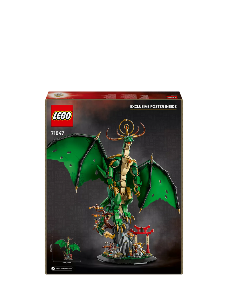 LEGO NINJAGO The Guardian Dragon building set, UK version