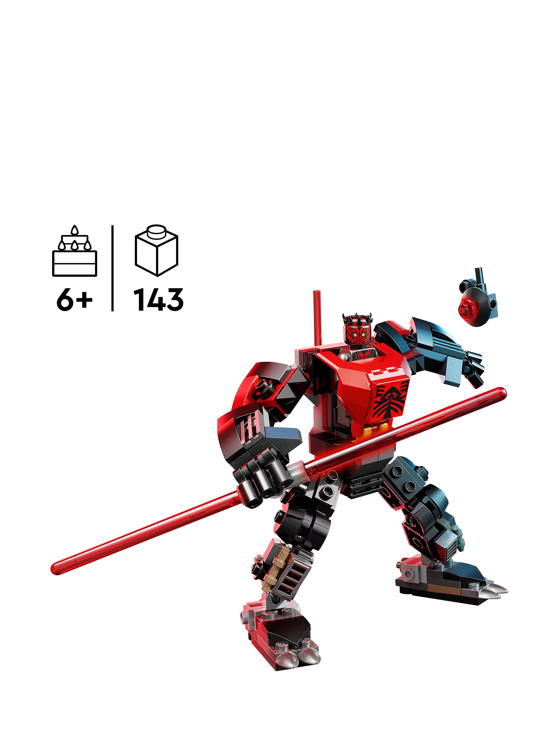 Lego Star Wars Darth Maul Mech building toy, UK version