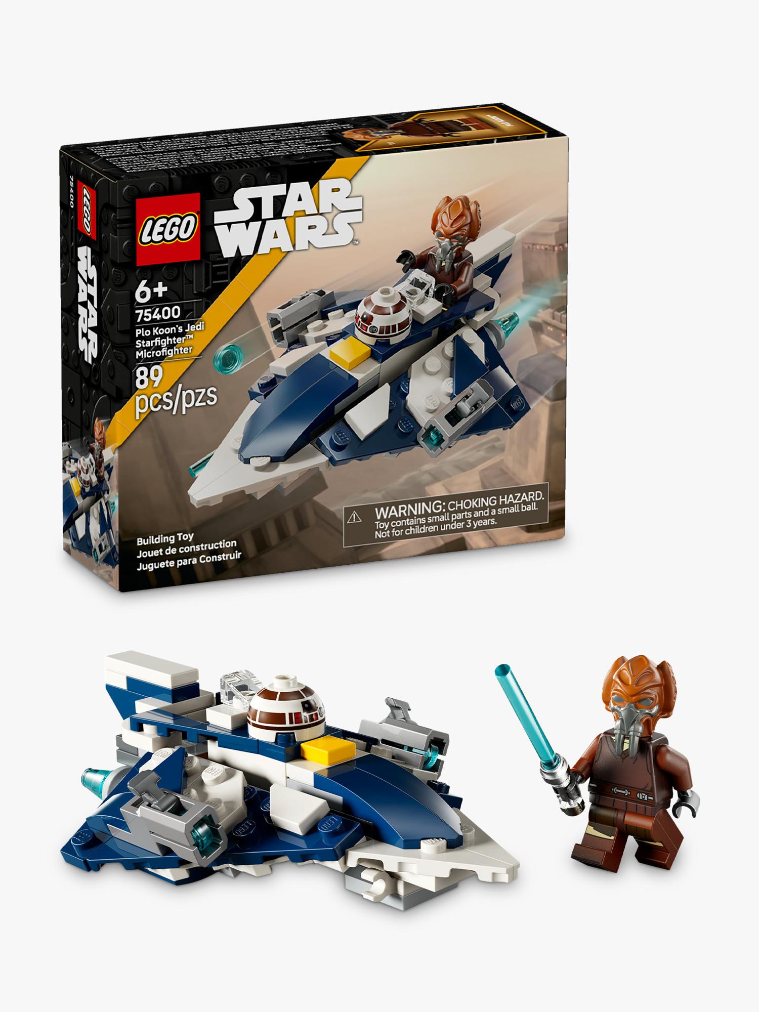 LEGO Star Wars Plo Koons Jedi Starfighter Microfighter 89-piece building set, UK version
