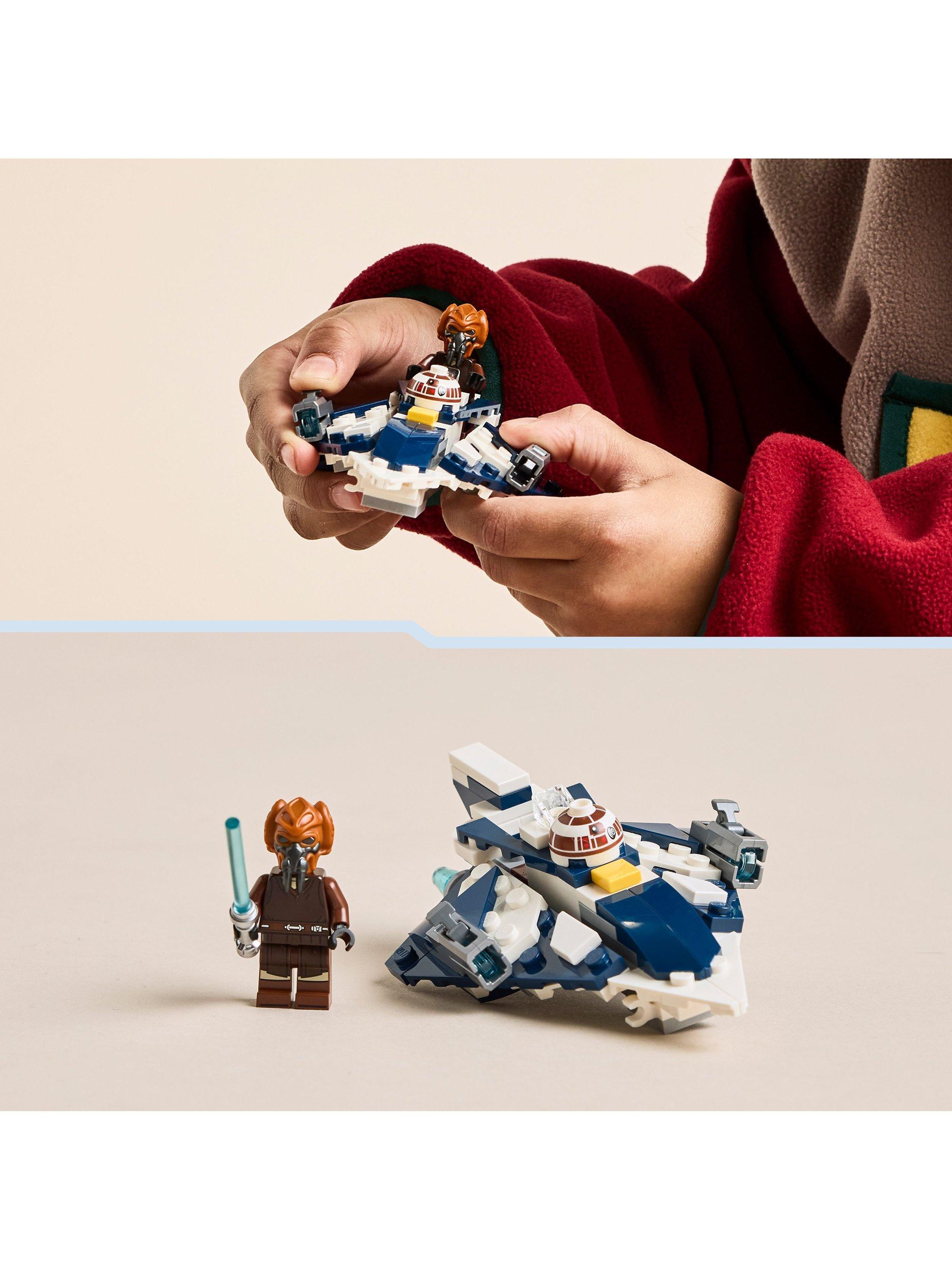 LEGO Star Wars Plo Koons Jedi Starfighter Microfighter 89-piece building set, UK version