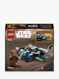 LEGO Star Wars Plo Koons Jedi Starfighter Microfighter 89-piece building set, UK version