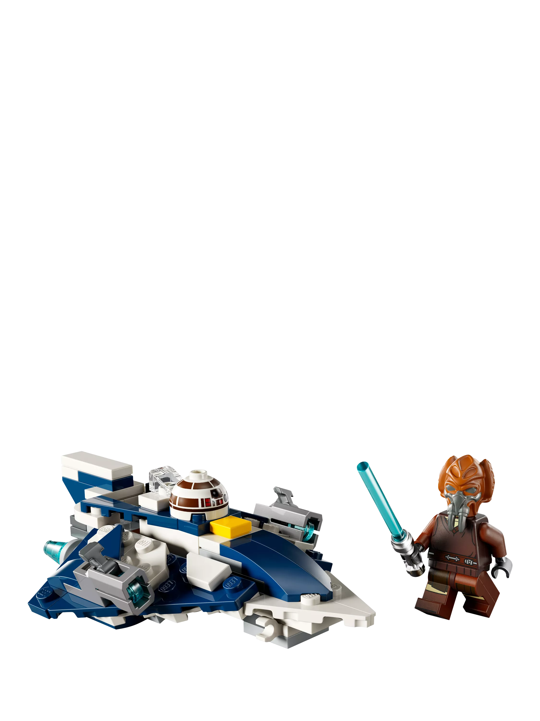 LEGO Star Wars Plo Koons Jedi Starfighter Microfighter 89-piece building set, UK version