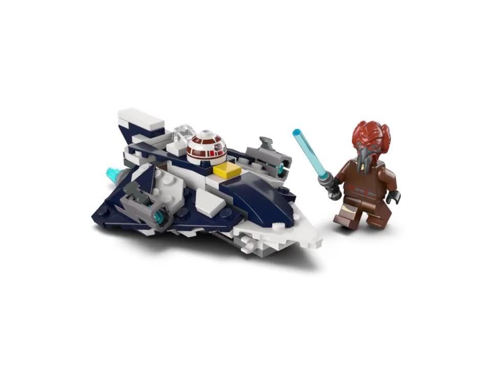 LEGO Star Wars Plo Koons Jedi Starfighter Microfighter 89-piece building set, UK version