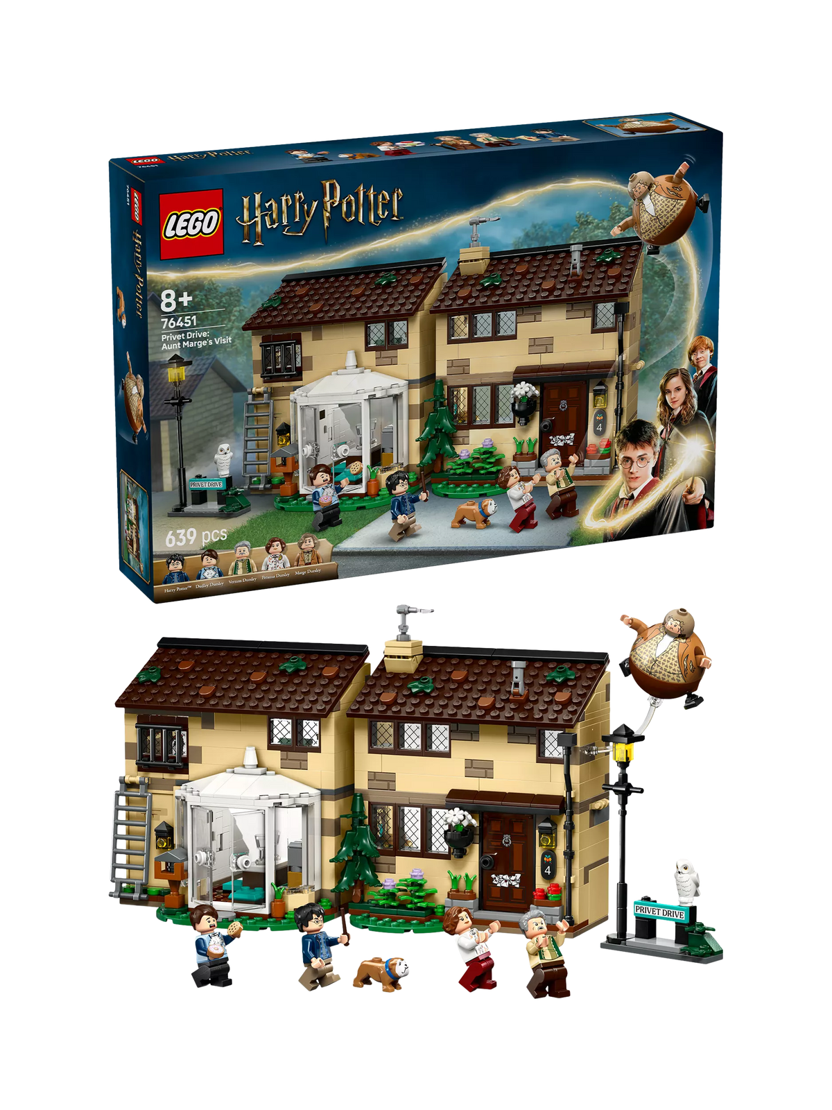 LEGO Harry Potter Privet Drive Aunt Marge's Visit building set, UK version